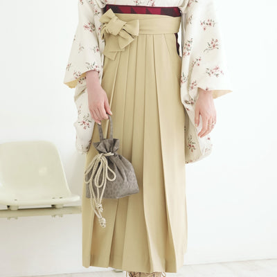 袴 2点セット 2尺袖着物 utatane 卒業式 販売 袴91-99cm（身長153-170cm）重ね衿縫い付済 （5178707101）