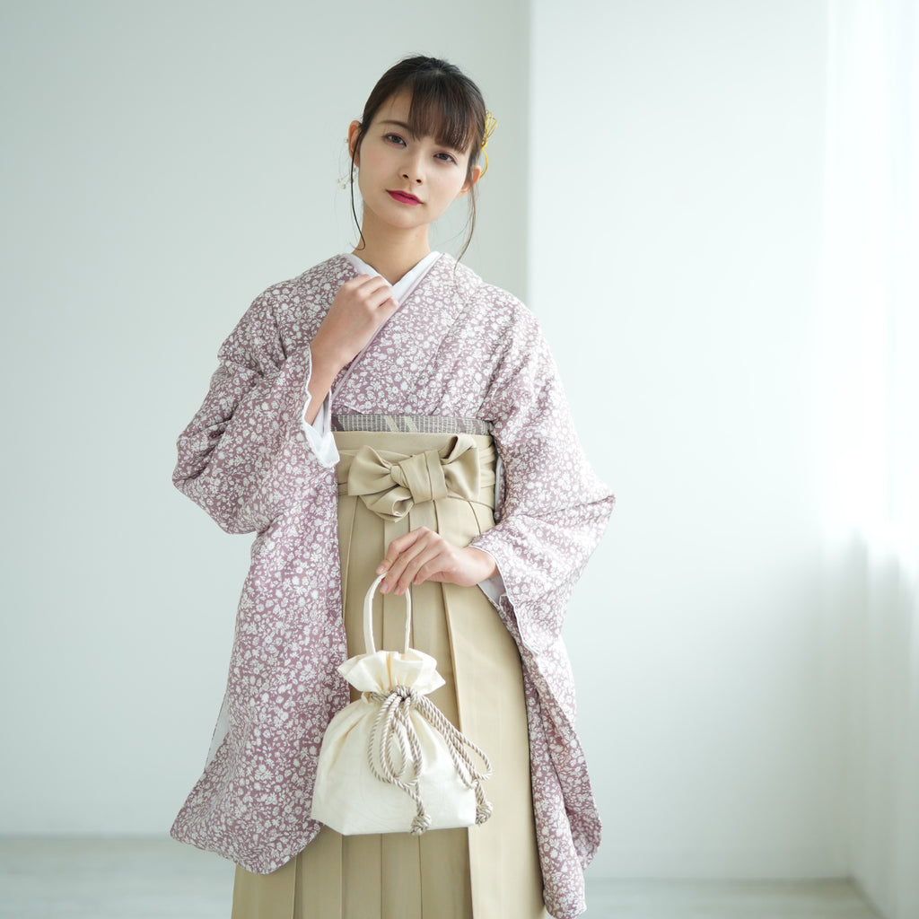 ぱんだ ベビー袴 オーダー2/25 新作】ダブルガーゼ 2ピース ベビー袴 トワルドジュイ柄 袴