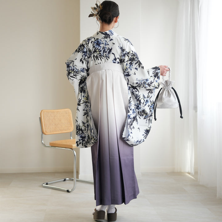 袴 2点セット 2尺袖着物 utatane 卒業式 販売 袴91-99cm（身長153