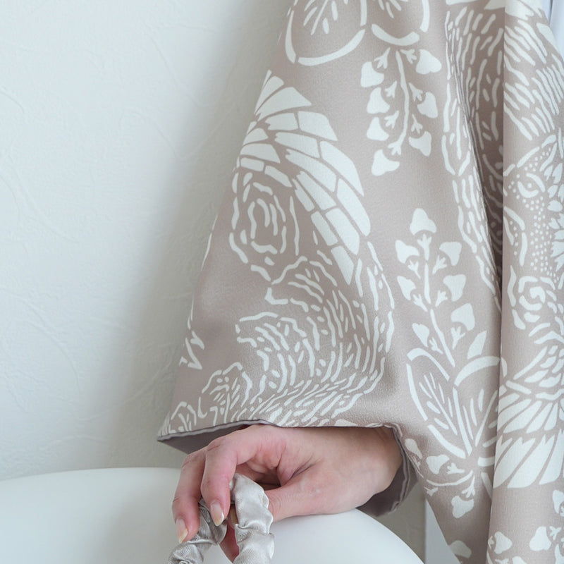 袴 2点セット 販売品 2尺袖着物  袴91cm（身長153-158cm）白茶鳳凰 重ね衿縫い付済 ひよこ商店 卒業式にも（5178725911）