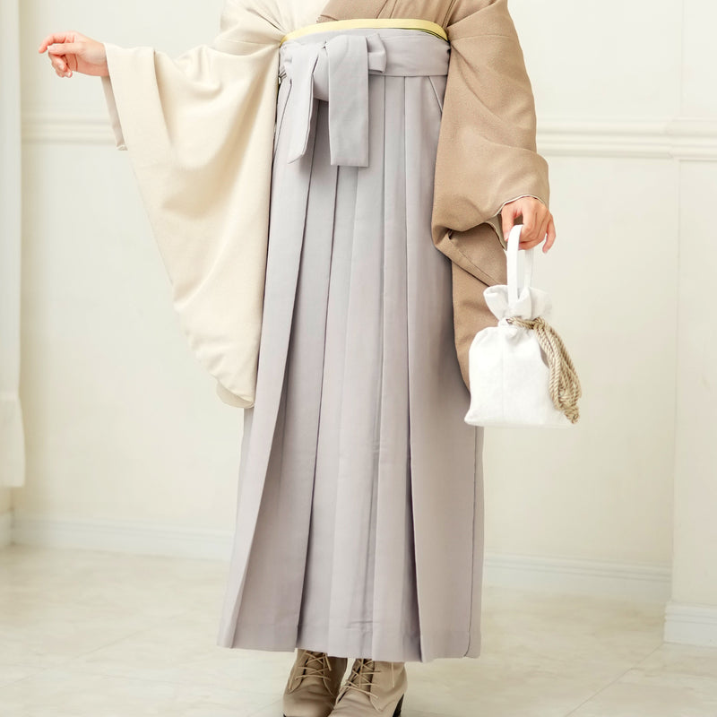 袴 2点セット 2尺袖着物 utatane 卒業式 販売 袴95cm（身長158-163cm）ちりめん 重ね衿縫い付済 モード（5179717311）