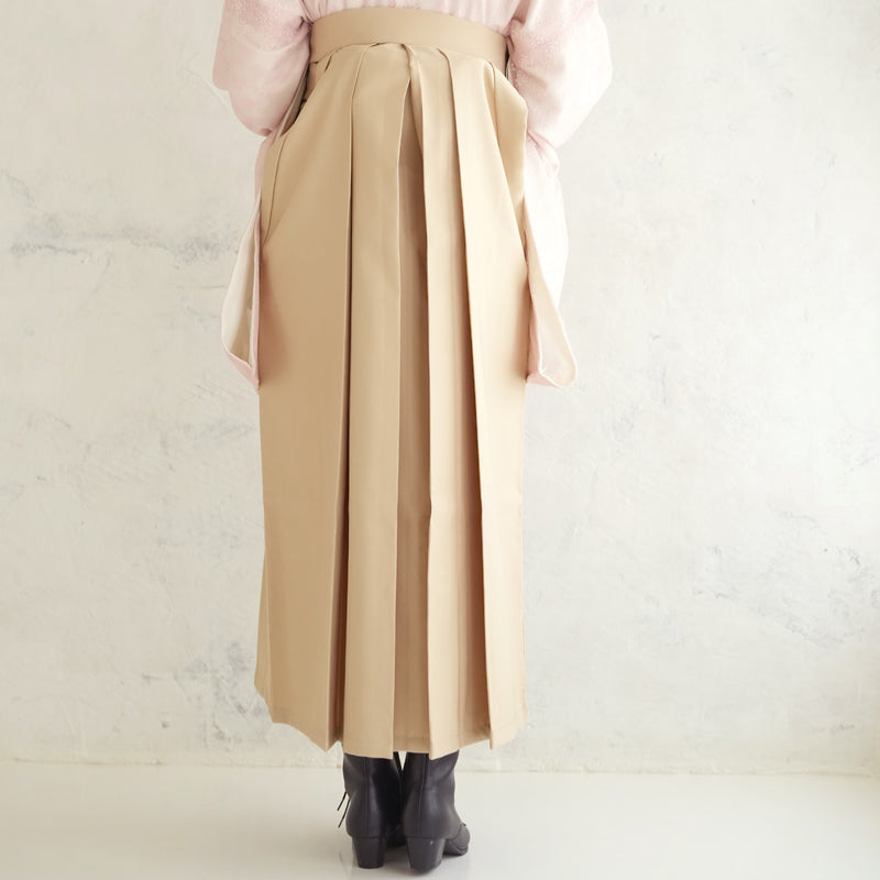 【リサイクル着物】 2尺袖着物 袴 2点セット 販売品 中古 USED  ピンク 白 レース 袴91cm（身長153-158cm）卒業式 大学生 （5182681111）【中古販売】
