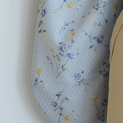 【リサイクル着物】 2尺袖着物 袴 2点セット 販売品 中古 USED  パステルカラー 花柄  袴91cm（身長153-158cm）卒業式 大学生 （5182683411）【中古販売】