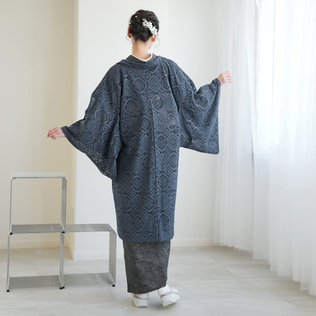 アンティパスト　レース生地羽織り ニコアンティーク レース羽織 大正ロマン 日本製レース