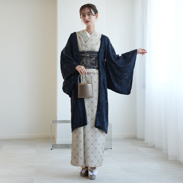 希少色【美品】ヴィヴィアン キー柄変形コート オーブ アンゴラ混 オーバーサイズ TALLサイズ〕アンゴラウール Aラインショートコート（76-15WE03