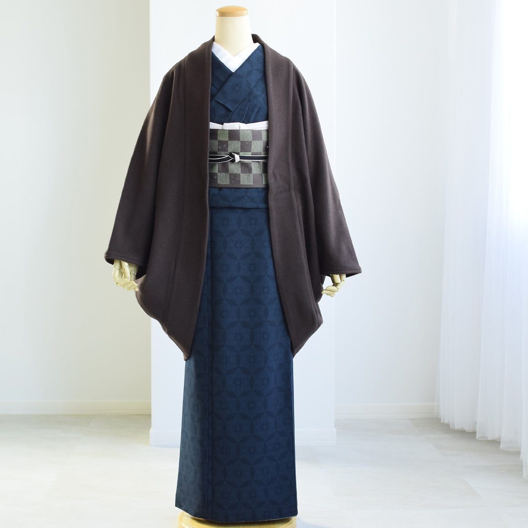 ふわっと羽織るコート・大島紬