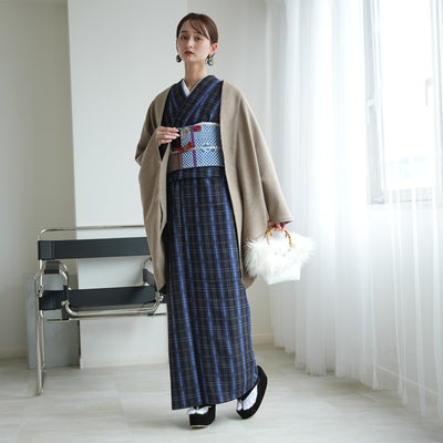 【コート ドルマン2wayコート トープ】羽織 単品 JAPAN MODE モモンガコート 和装コート 羊毛 ボレロ ポケット付き 羽織紐が付けられる乳付き【取り寄せ品】（5230606200）