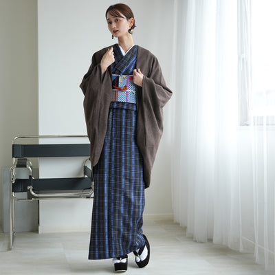 【コート ドルマン2wayコート ココア】羽織 単品 JAPAN MODE モモンガコート 和装コート 羊毛 ボレロ ポケット付き 羽織紐が付けられる乳付き【取り寄せ品】（5230606300）