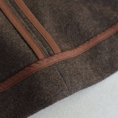 【コート ドルマン2wayコート ココア】羽織 単品 JAPAN MODE モモンガコート 和装コート 羊毛 ボレロ ポケット付き 羽織紐が付けられる乳付き【取り寄せ品】（5230606300）