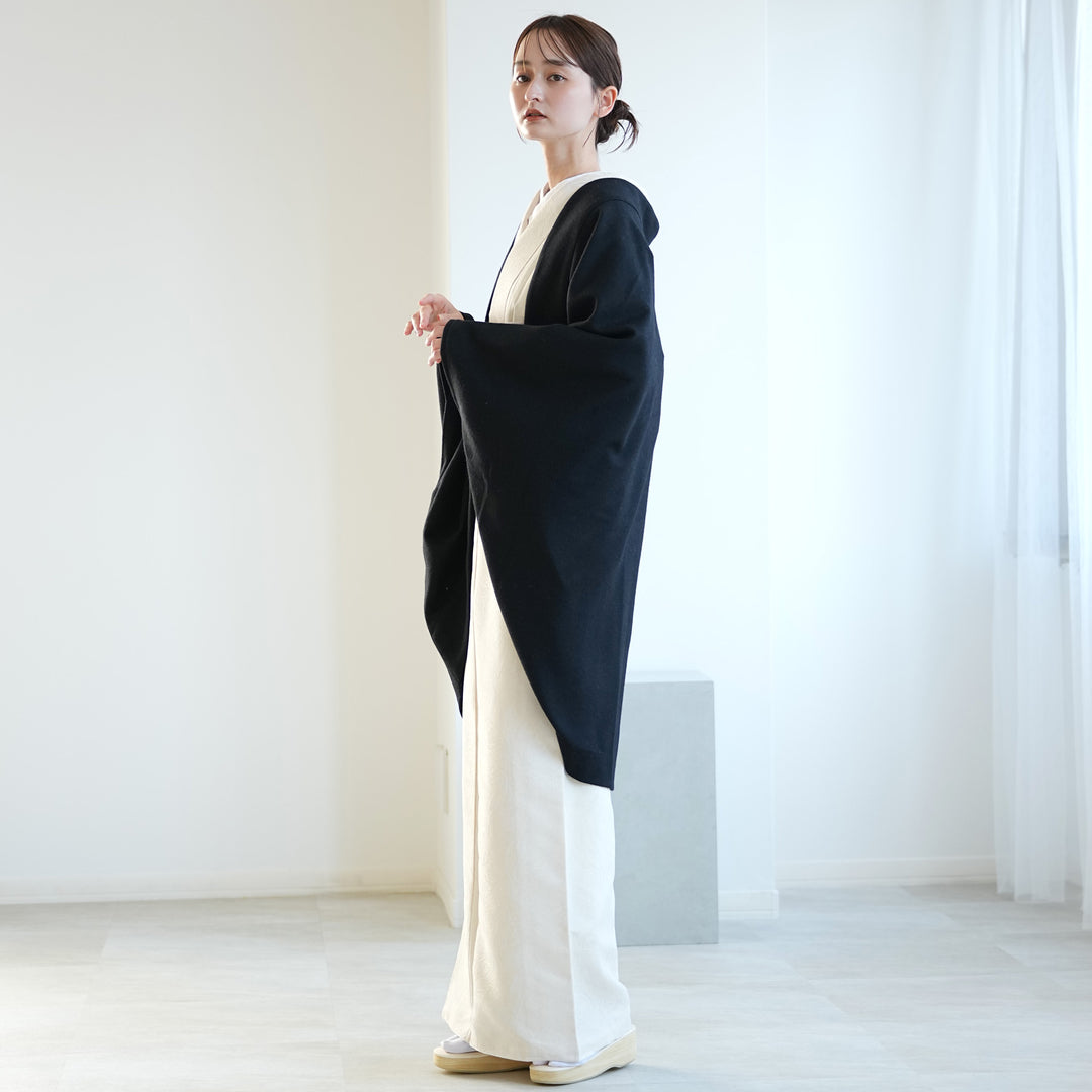 コート ドルマン2wayコート ブラック】羽織 単品 JAPAN MODE モモンガ