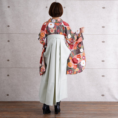 【リサイクル袴】袴 単品 販売品 中古 USED ミント 袴91cm（身長153-158cm）卒業式  ひよこ商店 （5269627900）【中古販売】