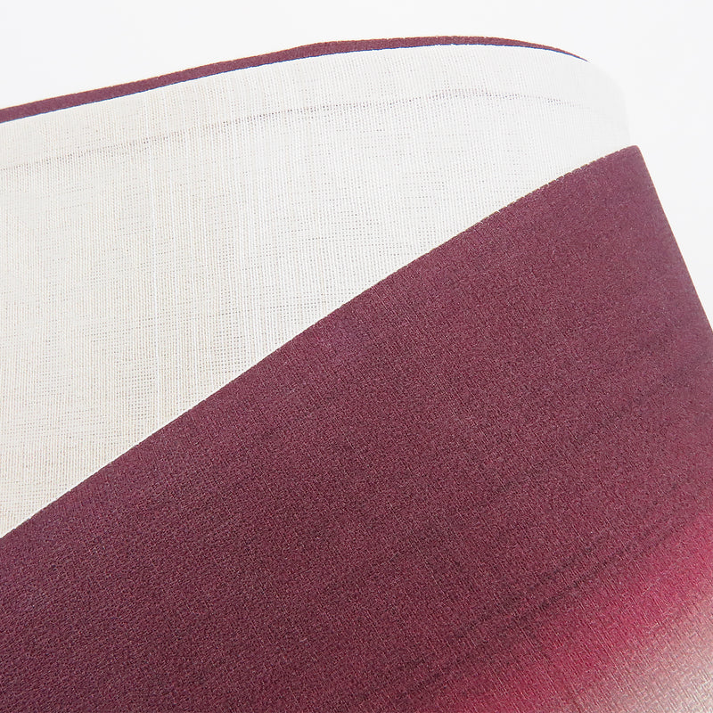 帯 小袋帯 正絹 半幅帯 縞 白 紫 黒 半巾帯 日本製 （5280609000）
