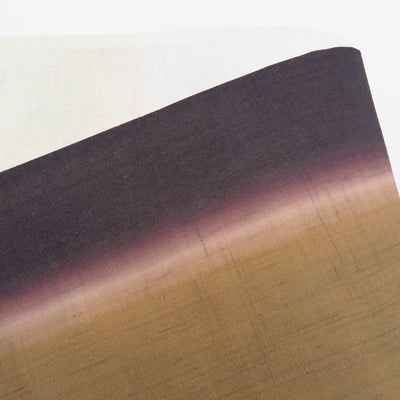 帯 小袋帯 正絹 半幅帯 縞 紫 からし マスタード 半巾帯 日本製 （5280609200）