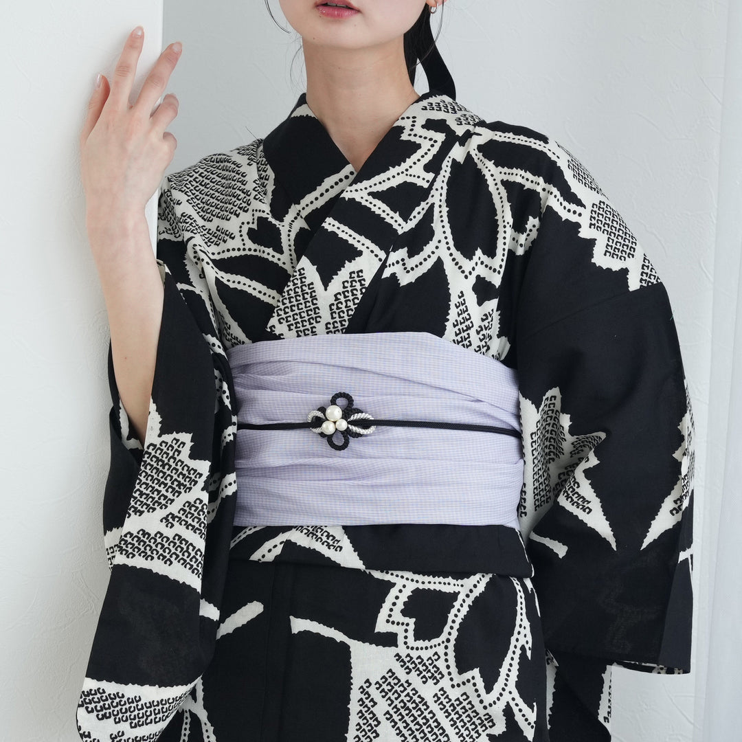 兵児帯 近江縮 ラベンダー】本麻 へこ帯単品 レディース 麻100