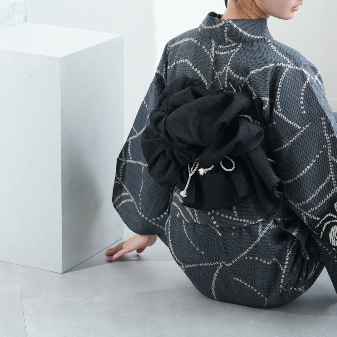 日本橋竺仙 縮兵児帯 未着用美品 日本橋竺仙 縮兵児帯 未着用美品