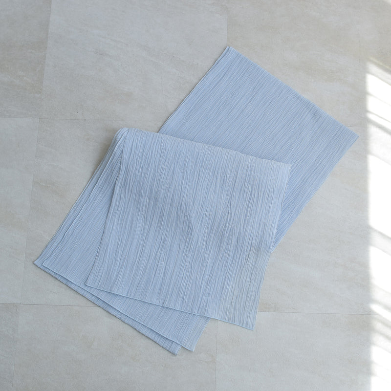 【兵児帯 小千谷縮 水色】へこ帯単品 本麻 越後小千谷本麻織物 utatane トスコ オーガニック ラミー100％使用 浴衣や夏着物にも（5281612400）