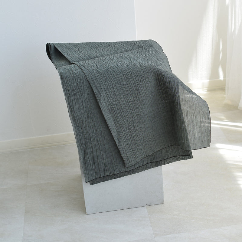 【兵児帯 小千谷縮 カーキ】へこ帯単品 本麻 越後小千谷本麻織物 utatane トスコ オーガニック ラミー100％使用 浴衣や夏着物にも（5281612500）