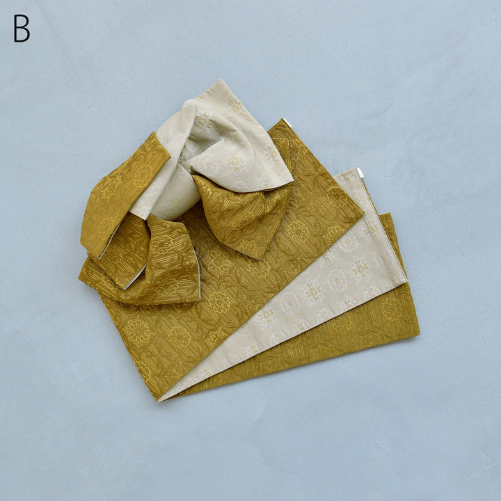 新品未使用❣️urutane 花柄 半幅帯 楽天市場】細帯 半巾帯 紬風 あざみ（青紫）単品 両面OK