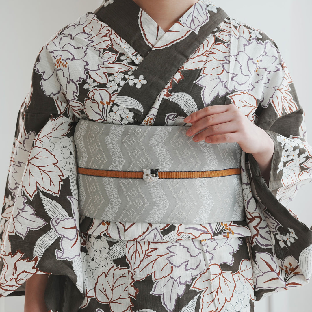 utatane 作り帯】単品 リバーシブル 小袋帯 変わり結び 日本製 浴衣や