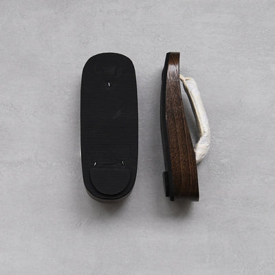 【高級桐下駄 utatane 舟形 焼】単品 SSサイズ レース鼻緒 レディース  日本製 （5299604500）