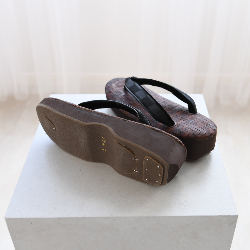 【山葡萄 草履】単品 M・Lサイズ レディース 天然素材 一枚芯（5327604201）【取り寄せ品】
