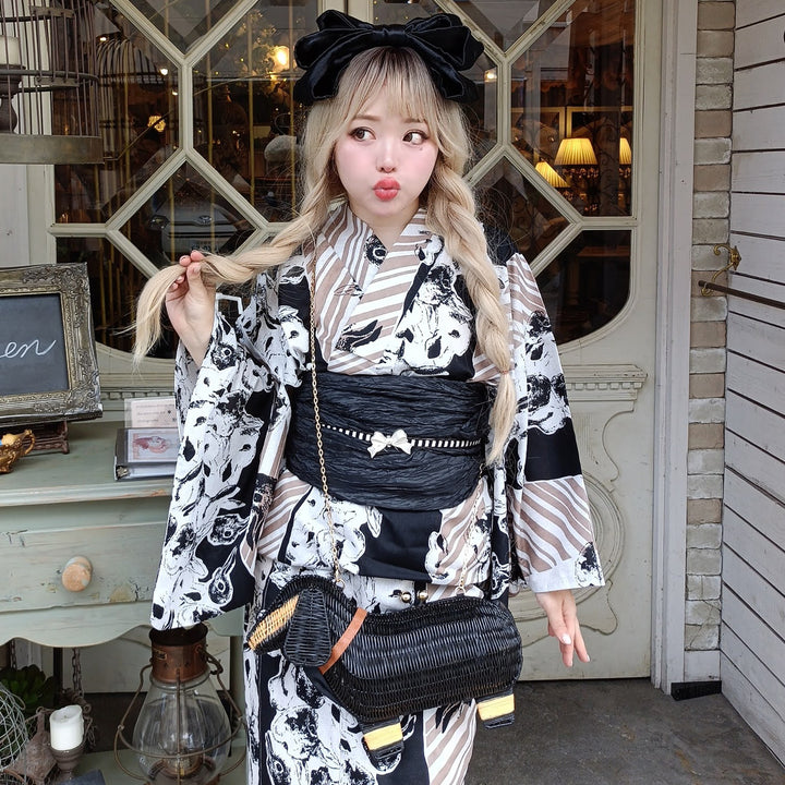 utatane 籐カゴバッグ】単品 ダックスフンド かごバッグ クラッチ