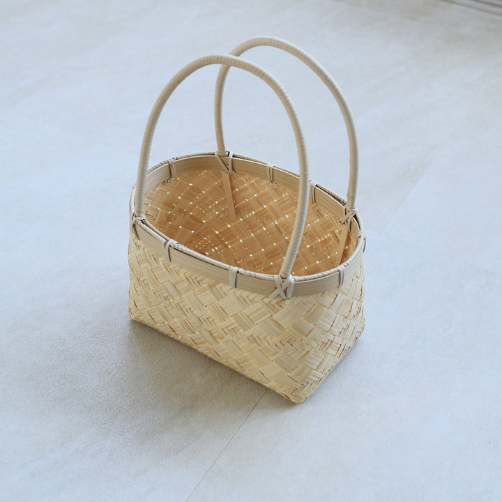 【新品】バッグ　浴衣　着物　竹かご　ユナイテッドアローズ 購入 UNITED ARROWS（ユナイテッドアローズ）の「四つ目編み 竹籠バッグ