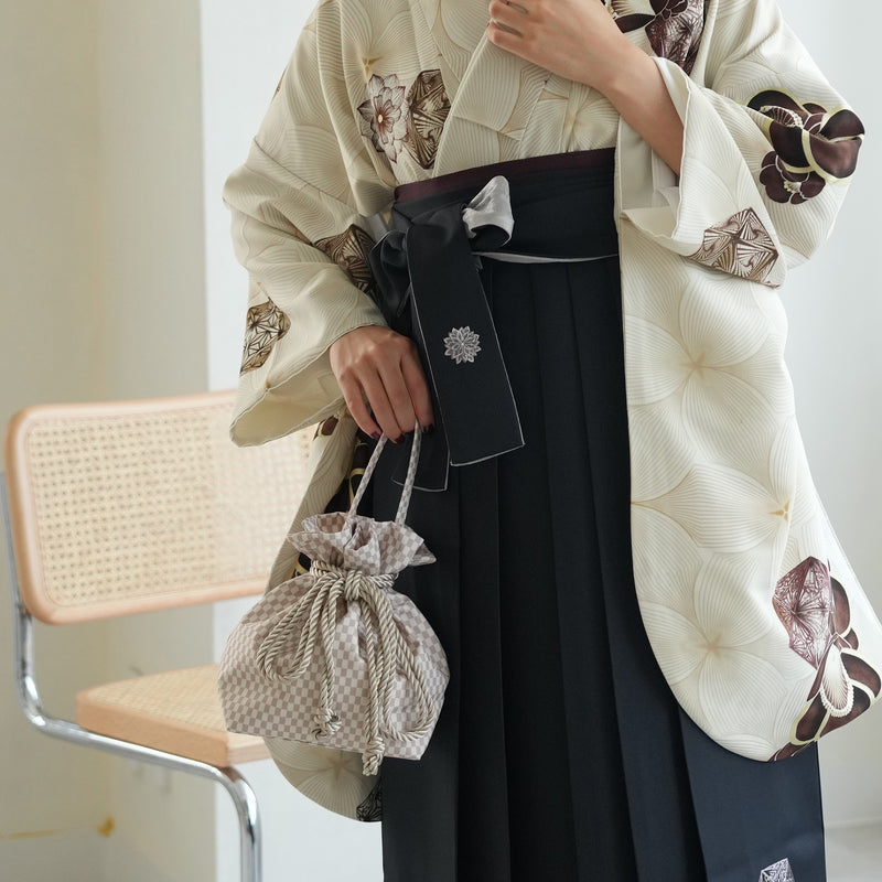 巾着バッグ utatane 巾着 2wayショルダー 浴衣や袴にも国産生地 日本製（5374603200）