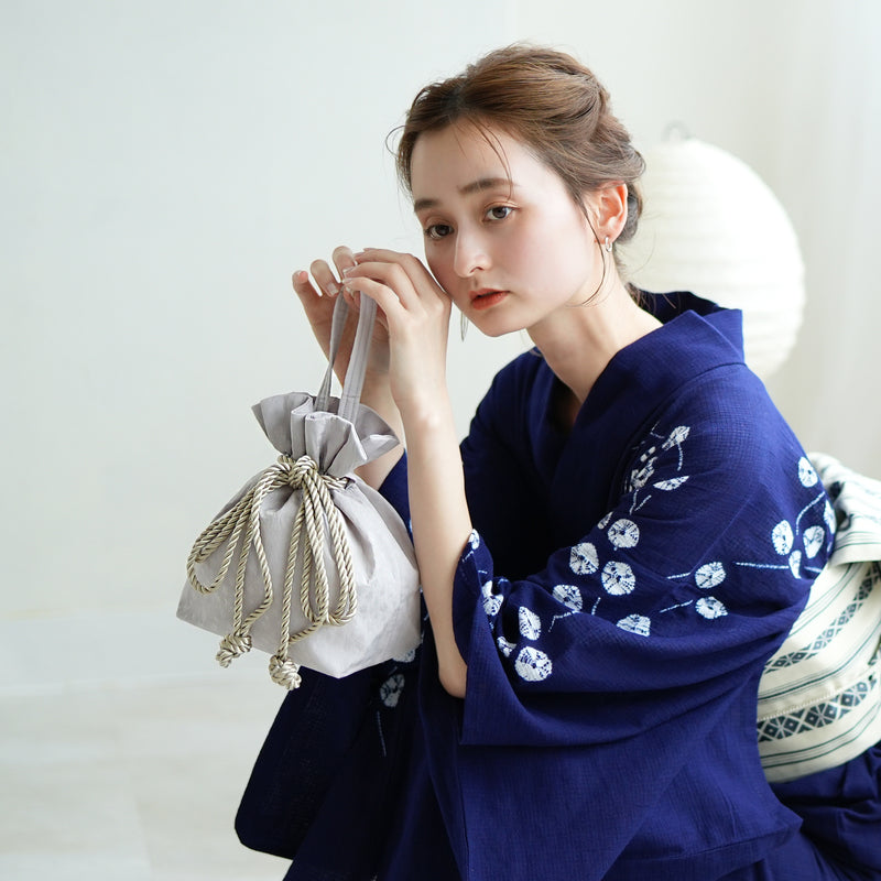 巾着バッグ utatane 巾着 2wayショルダー 浴衣や袴にも国産生地 日本製（5374603700）