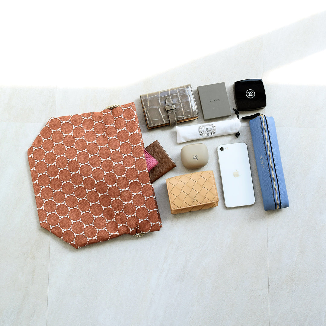 ゆうたん様　巾着&パネル KKF5347E2X-W ハイストレッチECOダンボールニット広巾｜無地