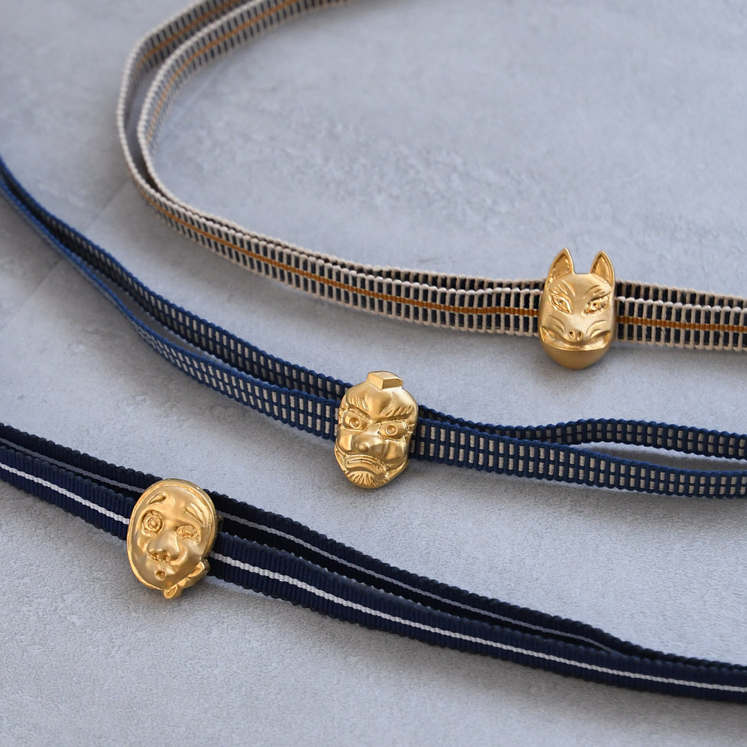 天狗面に子供』 根付 （提げ物 /緒締め /帯留め /Netsuke） 天狗面に