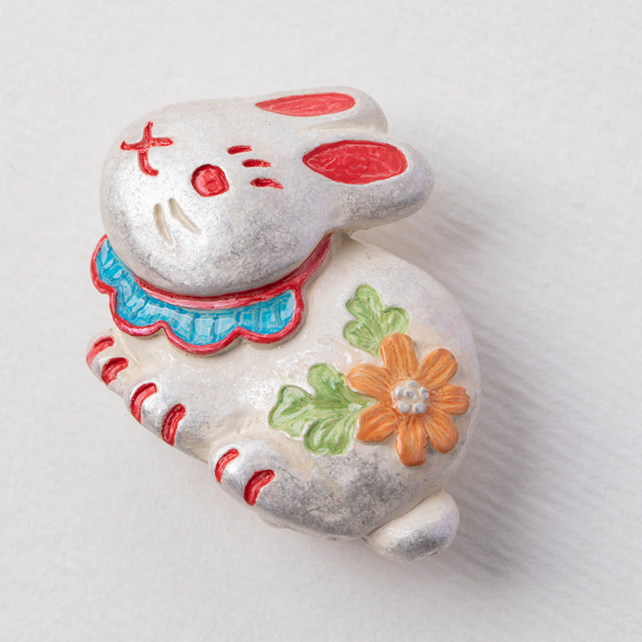 うに子さま専用品◆画像の帯+お任せ帯留めつき 帯留め 数-SUU- フリーサイズ うさぎ張子 日本製 帯小物