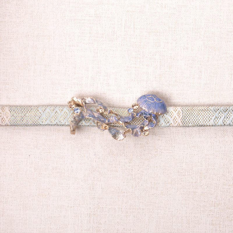 帯留め 数-SUU- フリーサイズ 海月帯留め 日本製 帯小物 ハンドメイド【取り寄せ品】（5408622900）