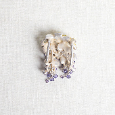 帯留め 数-SUU- 藤の花 日本製 帯小物 ハンドメイド【取り寄せ品】（5408623600）