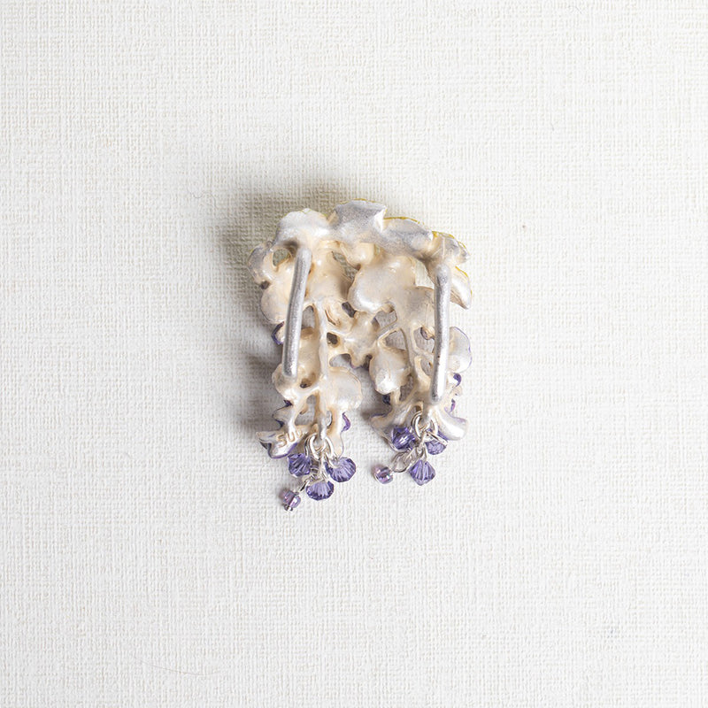 帯留め 数-SUU- 藤の花 日本製 帯小物 ハンドメイド【取り寄せ品】（5408623600）