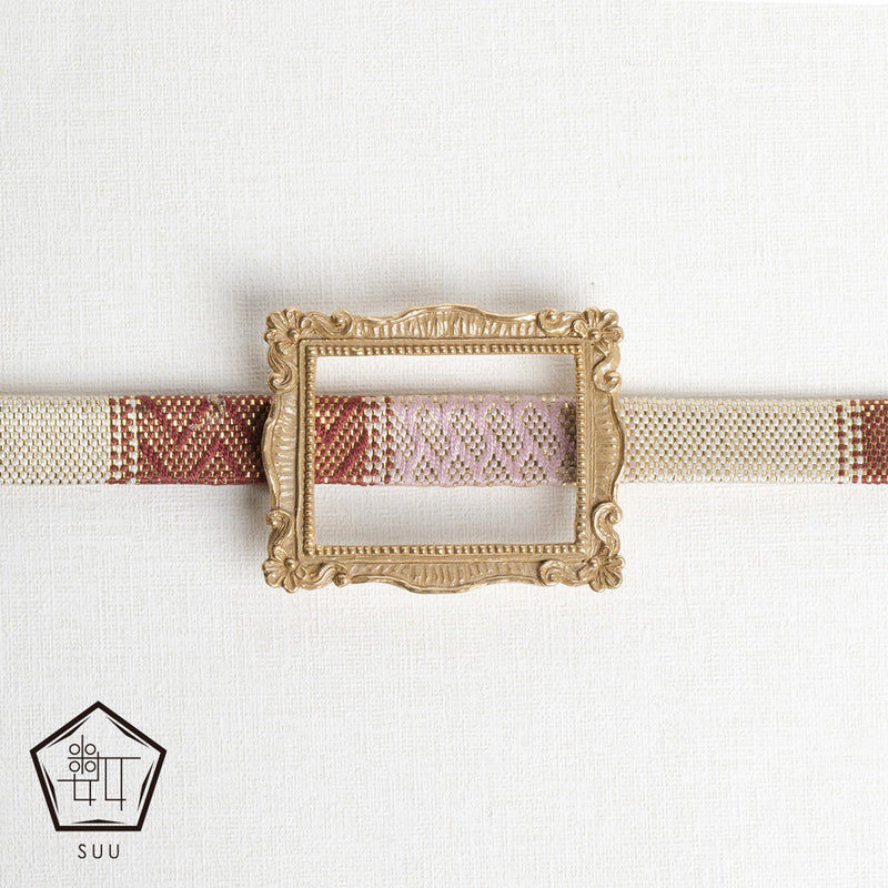 帯留め 数-SUU- 額縁 日本製 帯小物 ハンドメイド【取り寄せ品】（5408623900）