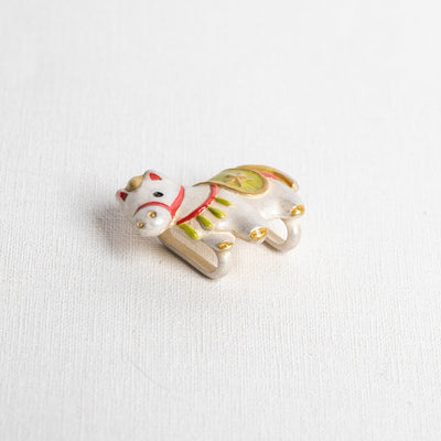 帯留め 数-SUU-  午張り子 日本製 帯小物 ハンドメイド アニマル【取り寄せ品】（5408624100）