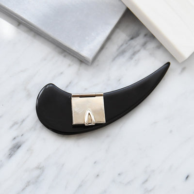 【帯留め 蒔絵 黒つの 金もみじ】日本製 帯小物 和風 ハンドメイド 三分紐/四分紐に 帯締めのアンティークなアクセント（5408624500）