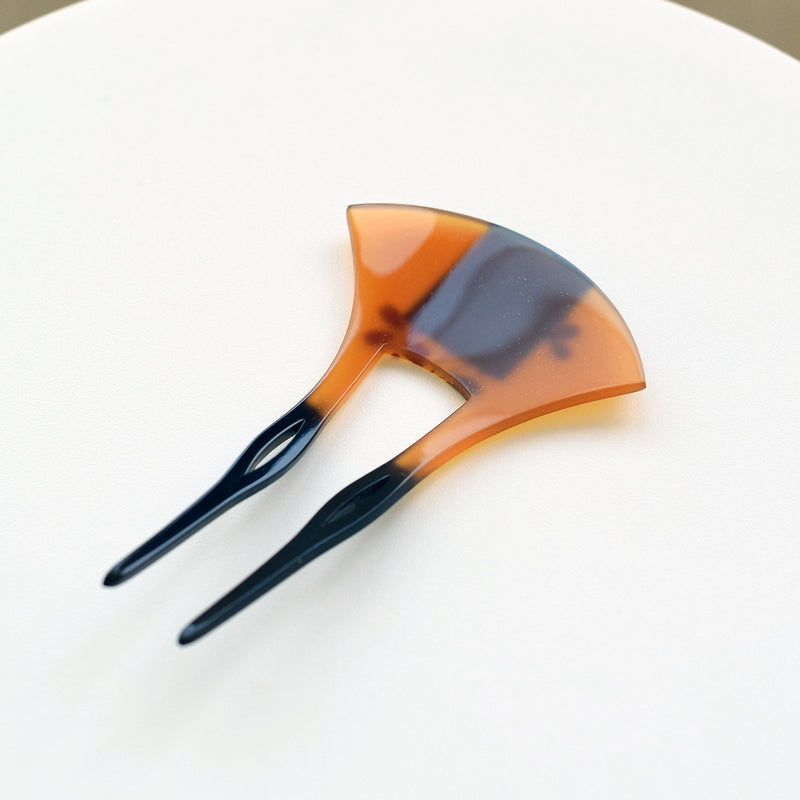 【かんざし 雅桜】単品 簪 髪飾り 蒔絵調 二本差し 髪留め バチ型 扇型 日本製 結婚式や卒業式などに（5432630000）