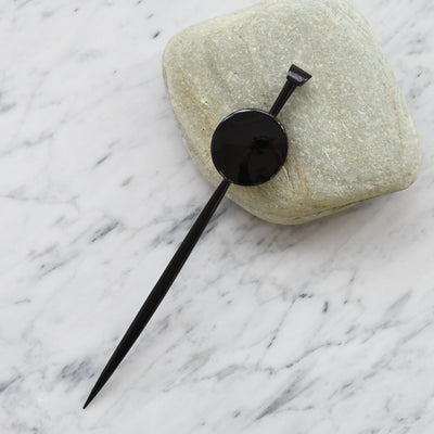 【髪飾り 蒔絵かんざし 流線・赤銀】平打ちかんざし 簪 ヘアアクセサリー  日本製 浴衣や成人式振袖、卒業式袴や普段のヘアアレンジにも（5432632400）