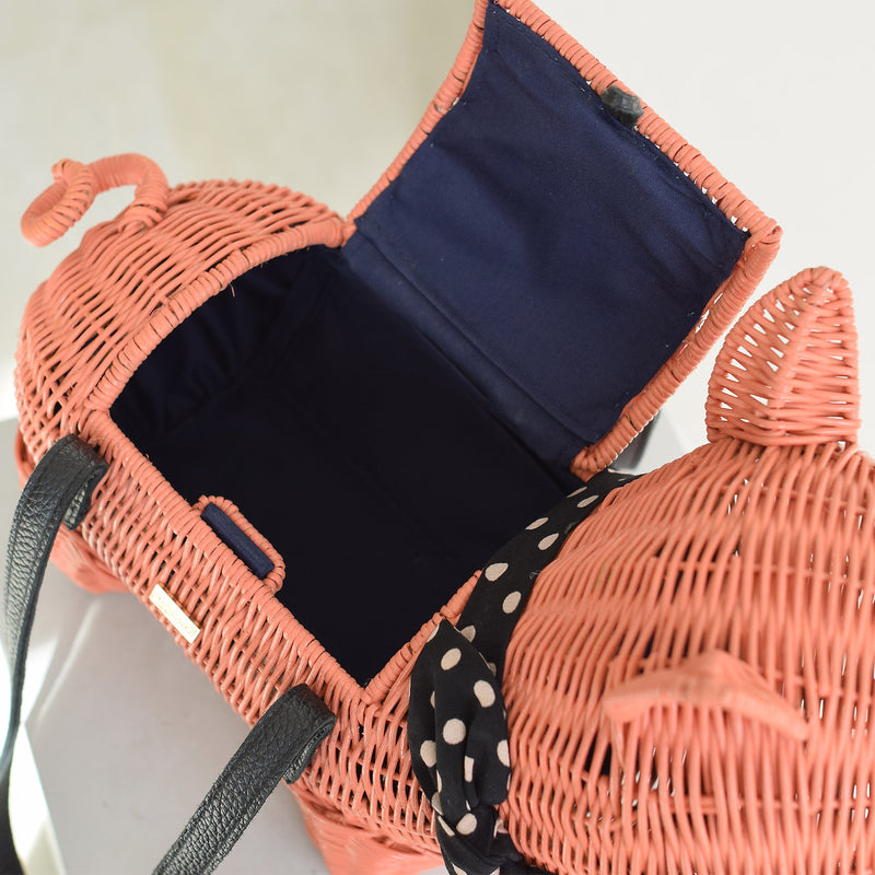 【運試し！utataneどうぶつ5点福袋 2026】送料無料！Max90,878円相当 アニマルラタンバッグ・ファー帽子・ファーバッグ・100％完全遮光日傘・注染手ぬぐい（6498601800）