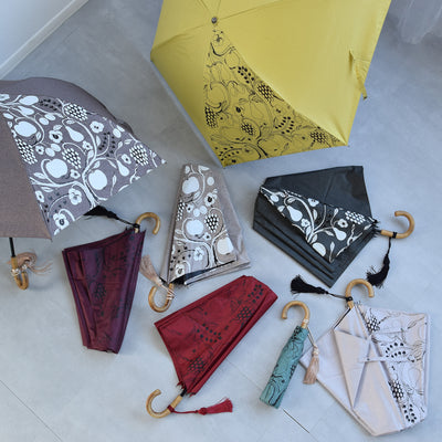 【運試し！utatane×Kuovi（クオヴィ）コラボアイテム5点福袋 2026】送料無料！Max64,496円相当 KUOVI浴衣3点セット・100％遮光日傘 スライドショート47cm・折りたたみ 3段折り55cm or 50cm・腰紐・着物クリップ（6498601900）