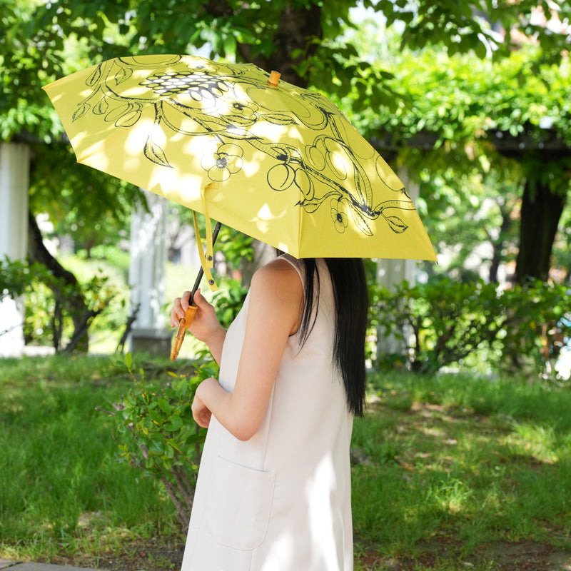 【運試し！utatane×Kuovi（クオヴィ）コラボアイテム5点福袋 2026】送料無料！Max64,496円相当 KUOVI浴衣3点セット・100％遮光日傘 スライドショート47cm・折りたたみ 3段折り55cm or 50cm・腰紐・着物クリップ（6498601900）