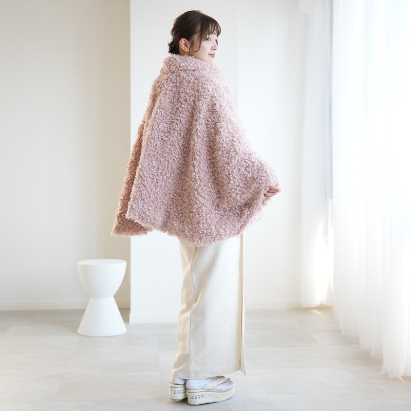 【開運！ねこづくし6点福袋 2026】送料無料！Max68,494円相当 ニコアンティーク×ご縁猫 招き猫・ファブリック着物・国内縫製細帯・猫裏地ポンチョコート・ねこ柄長襦袢・猫耳帽子（6498602000）