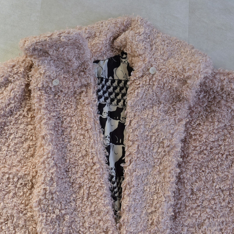 【開運！ねこづくし6点福袋 2026】送料無料！Max68,494円相当 ニコアンティーク×ご縁猫 招き猫・ファブリック着物・国内縫製細帯・猫裏地ポンチョコート・ねこ柄長襦袢・猫耳帽子（6498602000）