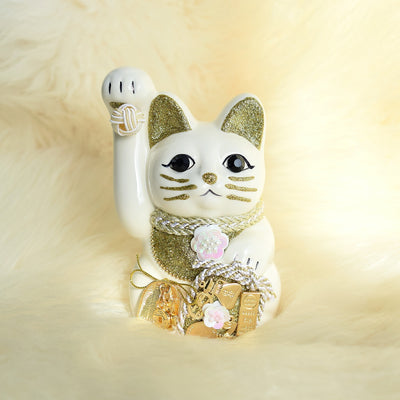 【開運！ねこづくし6点福袋 2026】送料無料！Max68,494円相当 ニコアンティーク×ご縁猫 招き猫・ファブリック着物・国内縫製細帯・猫裏地ポンチョコート・ねこ柄長襦袢・猫耳帽子（6498602000）