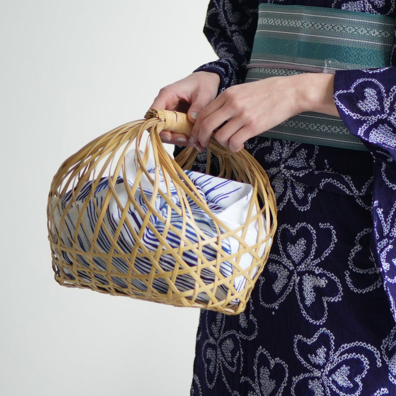 【至高の伝統工芸　注染5点福袋 2026】送料無料！MaxMAX68,976円相当 注染浴衣3点セット（ゆかた/帯/下駄）・注染団扇・注染手ぬぐい・注染東袋入りかごバッグ・日傘（6498602200）