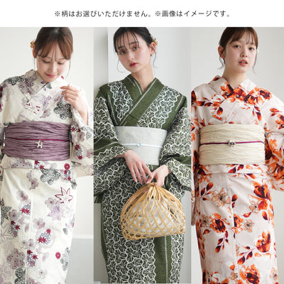 【中身が被らない！ 浴衣10枚入り福袋 2026】送料無料！浴衣単品 フリーサイズ レディース（6498602401）【お一人様1点限り】