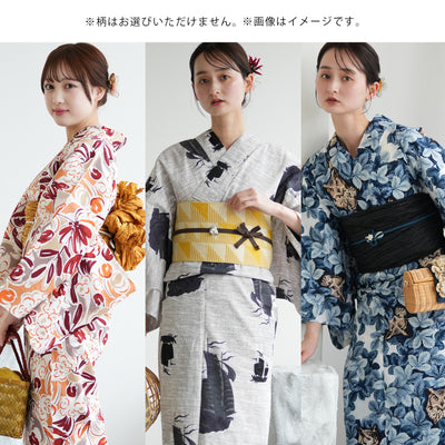 【中身が被らない！ 100％完全遮光日傘＋浴衣(Sサイズ2点)＋おまけ 4点福袋 2026】送料無料  浴衣単品(Sサイズ 適応身長 約150-160cm）（6498603501）