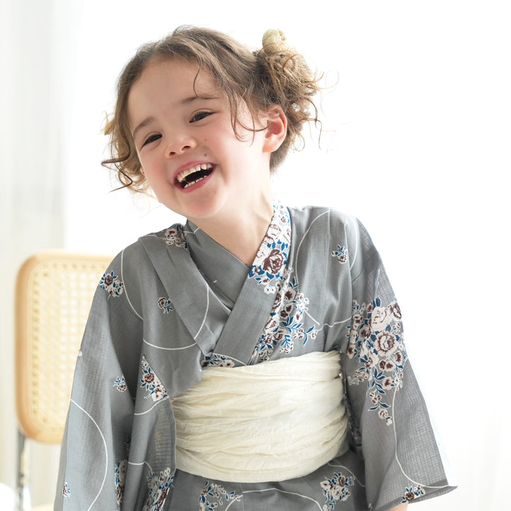 浴衣 子供 女の子 子供浴衣セット（浴衣＋帯） 浴衣2点セット